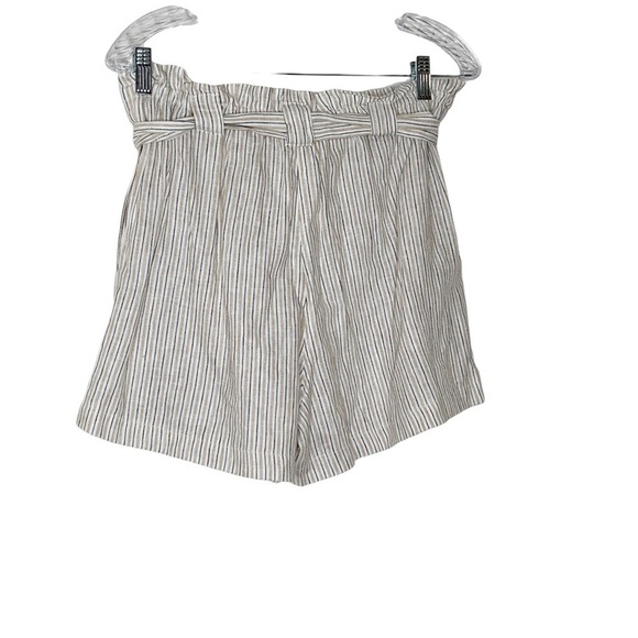 Max Studio linen blend shorts with front tie and paper-bag waistline Size XS - Picture 5 of 7